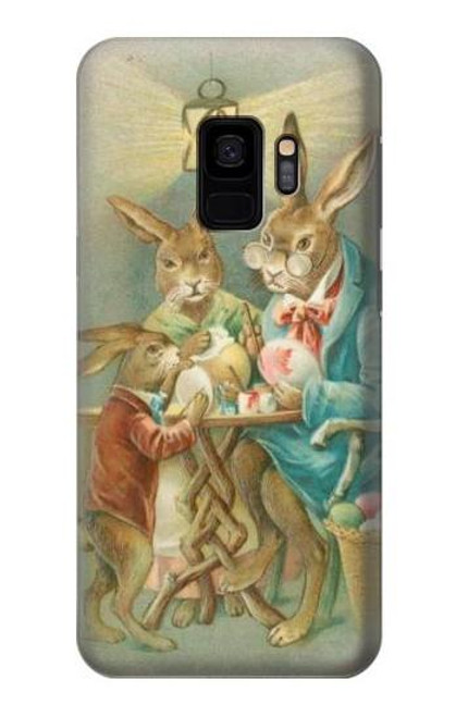 S3164 Easter Rabbit Family Hülle Schutzhülle Taschen für Samsung Galaxy S9
