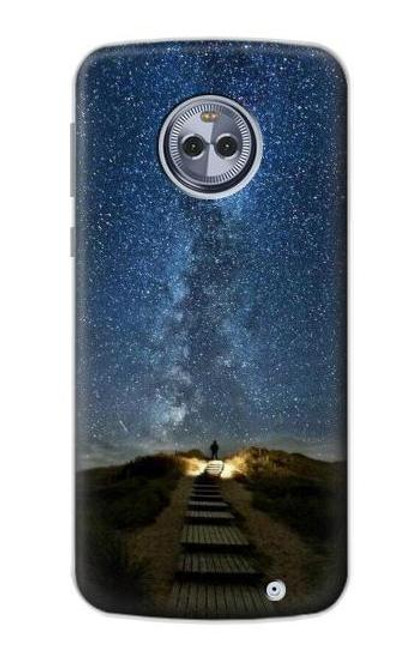 S0734 Stairway to Heaven Iceland Hülle Schutzhülle Taschen für Motorola Moto X4