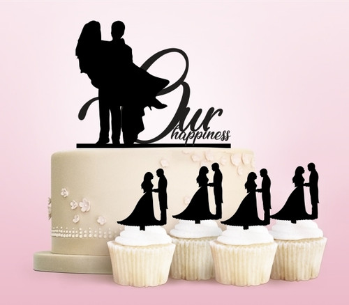 TC0058 Our Happiness Love Kuchenaufsätze Hochzeit Geburtsta Acryl Cupcake Kuchen Topper für Kuchen Party Dekor 11 Stück TC0058 Our Happiness Love Kuchenaufsätze Hochzeit Geburtsta Acryl Cupcake Kuchen Topper für Kuchen Party Dekor 11 Stück