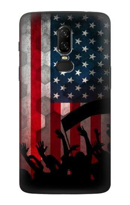 S2989 USA America Soccer Copa 2016 Hülle Schutzhülle Taschen für OnePlus 6