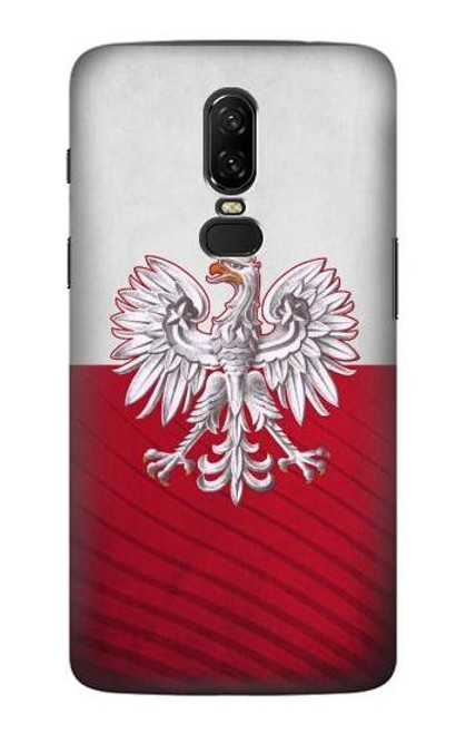 S3005 Poland Football Soccer Euro 2016 Hülle Schutzhülle Taschen für OnePlus 6