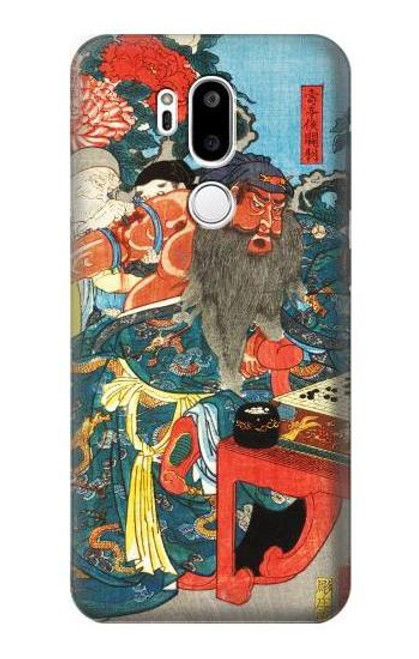 S1826 Utagawa Kuniyoshi Guan Yu Hülle Schutzhülle Taschen für LG G7 ThinQ