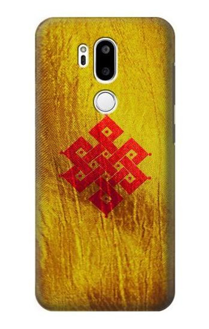 S2318 Eternal Knot Buddhist Spiritual Meditation Hülle Schutzhülle Taschen für LG G7 ThinQ