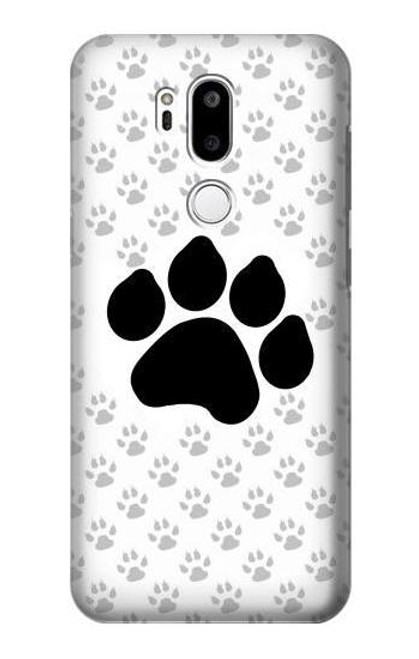 S2355 Paw Foot Print Hülle Schutzhülle Taschen für LG G7 ThinQ