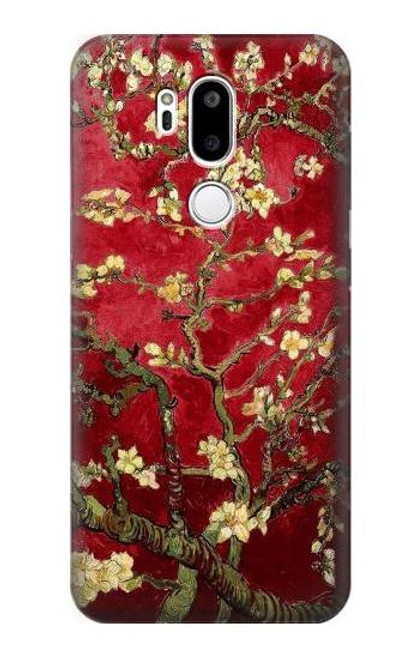 S2414 Red Blossoming Almond Tree Van Gogh Hülle Schutzhülle Taschen für LG G7 ThinQ