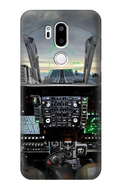 S2435 Fighter Jet Aircraft Cockpit Hülle Schutzhülle Taschen für LG G7 ThinQ