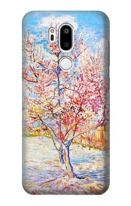 S2450 Van Gogh Peach Tree Blossom Hülle Schutzhülle Taschen für LG G7 ThinQ