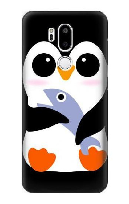 S2631 Cute Baby Penguin Hülle Schutzhülle Taschen für LG G7 ThinQ