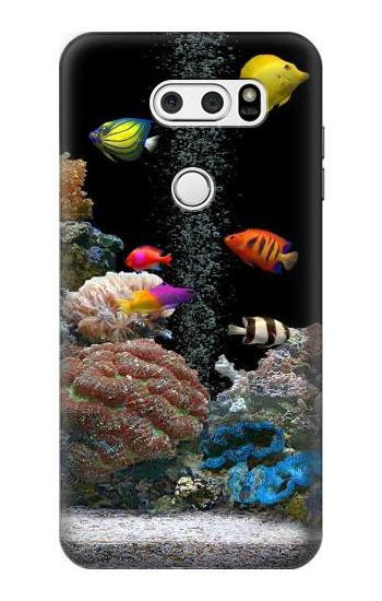 S0226 Aquarium Hülle Schutzhülle Taschen für LG V30, LG V30 Plus, LG V30S ThinQ, LG V35, LG V35 ThinQ