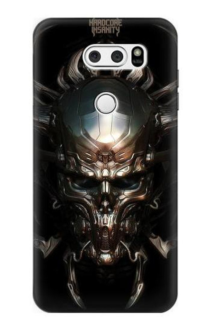 S1027 Hardcore Metal Skull Hülle Schutzhülle Taschen für LG V30, LG V30 Plus, LG V30S ThinQ, LG V35, LG V35 ThinQ