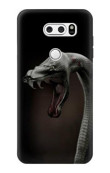 S1597 Black Mamba Snake Hülle Schutzhülle Taschen für LG V30, LG V30 Plus, LG V30S ThinQ, LG V35, LG V35 ThinQ