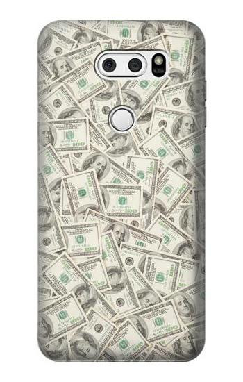 S2077 Money Dollar Banknotes Hülle Schutzhülle Taschen für LG V30, LG V30 Plus, LG V30S ThinQ, LG V35, LG V35 ThinQ