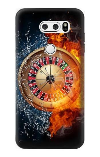 S2289 Roulette Casino Gamble Hülle Schutzhülle Taschen für LG V30, LG V30 Plus, LG V30S ThinQ, LG V35, LG V35 ThinQ