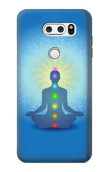 S2295 Bhuddha Aura Chakra Balancing Healing Hülle Schutzhülle Taschen für LG V30, LG V30 Plus, LG V30S ThinQ, LG V35, LG V35 ThinQ