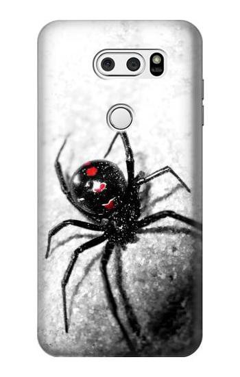 S2386 Black Widow Spider Hülle Schutzhülle Taschen für LG V30, LG V30 Plus, LG V30S ThinQ, LG V35, LG V35 ThinQ