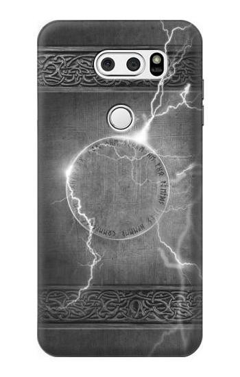 S2533 Thor Thunder Strike Hammer Hülle Schutzhülle Taschen für LG V30, LG V30 Plus, LG V30S ThinQ, LG V35, LG V35 ThinQ