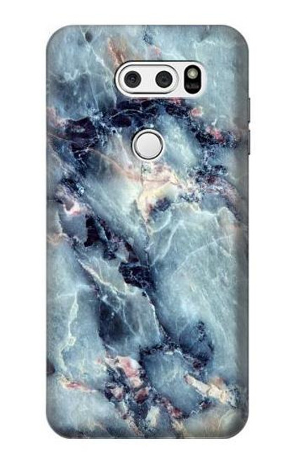 S2689 Blue Marble Texture Graphic Printed Hülle Schutzhülle Taschen für LG V30, LG V30 Plus, LG V30S ThinQ, LG V35, LG V35 ThinQ