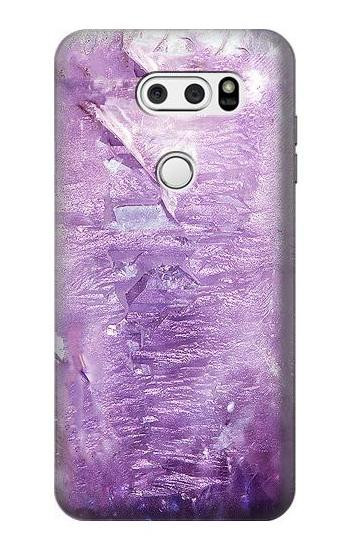 S2690 Amethyst Crystals Graphic Printed Hülle Schutzhülle Taschen für LG V30, LG V30 Plus, LG V30S ThinQ, LG V35, LG V35 ThinQ