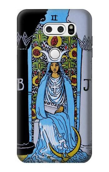 S2764 High Priestess Tarot Card Hülle Schutzhülle Taschen für LG V30, LG V30 Plus, LG V30S ThinQ, LG V35, LG V35 ThinQ