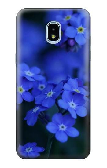 S0782 Forget me not Hülle Schutzhülle Taschen für Samsung Galaxy J3 (2018), J3 Star, J3 V 3rd Gen, J3 Orbit, J3 Achieve, Express Prime 3, Amp Prime 3