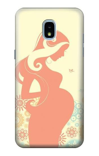 S0815 Pregnant Art Hülle Schutzhülle Taschen für Samsung Galaxy J3 (2018), J3 Star, J3 V 3rd Gen, J3 Orbit, J3 Achieve, Express Prime 3, Amp Prime 3