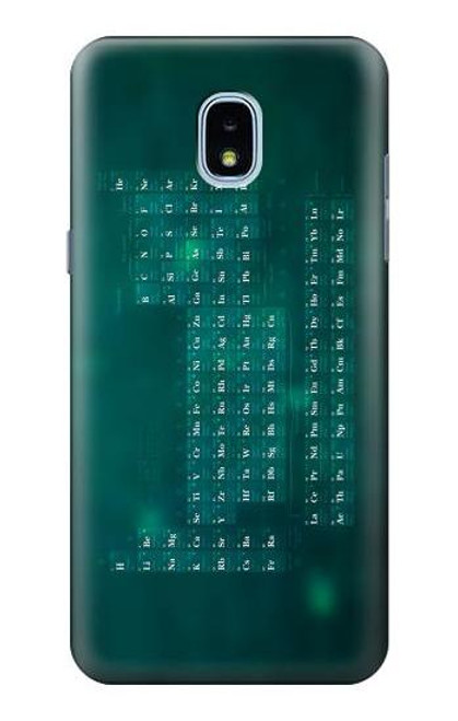 S0846 Chemistry Periodic Table Hülle Schutzhülle Taschen für Samsung Galaxy J3 (2018), J3 Star, J3 V 3rd Gen, J3 Orbit, J3 Achieve, Express Prime 3, Amp Prime 3