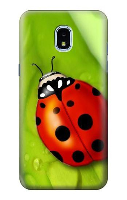 S0892 Ladybug Hülle Schutzhülle Taschen für Samsung Galaxy J3 (2018), J3 Star, J3 V 3rd Gen, J3 Orbit, J3 Achieve, Express Prime 3, Amp Prime 3