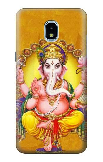 S0896 Lord Ganesh Hindu God Hülle Schutzhülle Taschen für Samsung Galaxy J3 (2018), J3 Star, J3 V 3rd Gen, J3 Orbit, J3 Achieve, Express Prime 3, Amp Prime 3