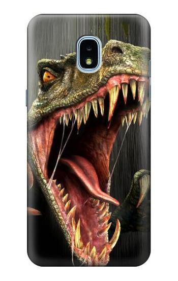 S0923 T-Rex Dinosaur Hülle Schutzhülle Taschen für Samsung Galaxy J3 (2018), J3 Star, J3 V 3rd Gen, J3 Orbit, J3 Achieve, Express Prime 3, Amp Prime 3