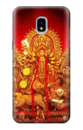 S1030 Hindu God Durga Puja Hülle Schutzhülle Taschen für Samsung Galaxy J3 (2018), J3 Star, J3 V 3rd Gen, J3 Orbit, J3 Achieve, Express Prime 3, Amp Prime 3