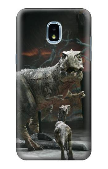 S1288 Dinosaur T Rex Museum Hülle Schutzhülle Taschen für Samsung Galaxy J3 (2018), J3 Star, J3 V 3rd Gen, J3 Orbit, J3 Achieve, Express Prime 3, Amp Prime 3