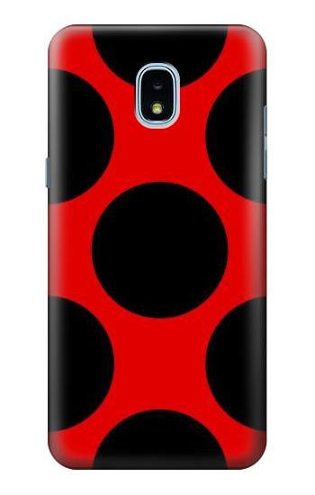 S1829 Ladybugs Dot Pattern Hülle Schutzhülle Taschen für Samsung Galaxy J3 (2018), J3 Star, J3 V 3rd Gen, J3 Orbit, J3 Achieve, Express Prime 3, Amp Prime 3