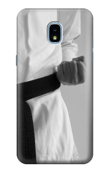 S1931 Black Belt Karate Hülle Schutzhülle Taschen für Samsung Galaxy J3 (2018), J3 Star, J3 V 3rd Gen, J3 Orbit, J3 Achieve, Express Prime 3, Amp Prime 3
