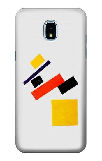 S1958 Malevich Suprematism Hülle Schutzhülle Taschen für Samsung Galaxy J3 (2018), J3 Star, J3 V 3rd Gen, J3 Orbit, J3 Achieve, Express Prime 3, Amp Prime 3
