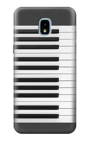 S2082 One Octave Piano Hülle Schutzhülle Taschen für Samsung Galaxy J3 (2018), J3 Star, J3 V 3rd Gen, J3 Orbit, J3 Achieve, Express Prime 3, Amp Prime 3