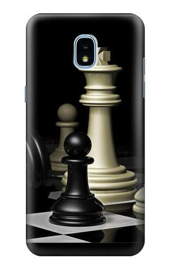 S2262 Chess King Hülle Schutzhülle Taschen für Samsung Galaxy J3 (2018), J3 Star, J3 V 3rd Gen, J3 Orbit, J3 Achieve, Express Prime 3, Amp Prime 3
