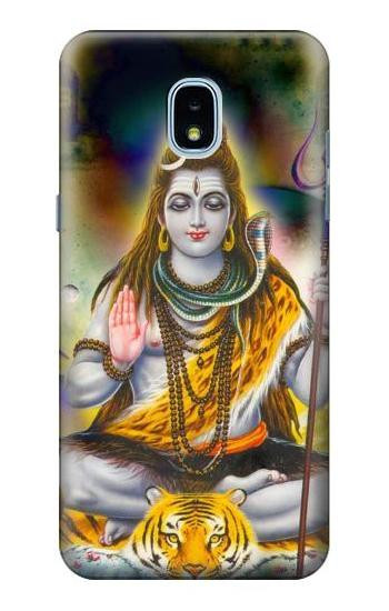 S2287 Lord Shiva Hindu God Hülle Schutzhülle Taschen für Samsung Galaxy J3 (2018), J3 Star, J3 V 3rd Gen, J3 Orbit, J3 Achieve, Express Prime 3, Amp Prime 3