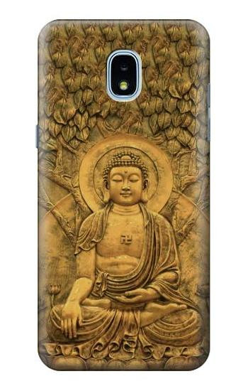 S2452 Buddha Bas Relief Art Graphic Printed Hülle Schutzhülle Taschen für Samsung Galaxy J3 (2018), J3 Star, J3 V 3rd Gen, J3 Orbit, J3 Achieve, Express Prime 3, Amp Prime 3