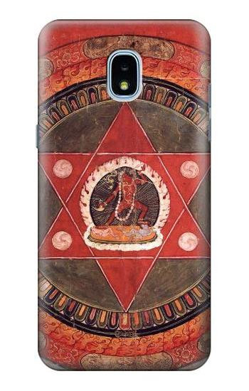 S2464 Tibetan Mandala of the Naropa Tradition Hülle Schutzhülle Taschen für Samsung Galaxy J3 (2018), J3 Star, J3 V 3rd Gen, J3 Orbit, J3 Achieve, Express Prime 3, Amp Prime 3