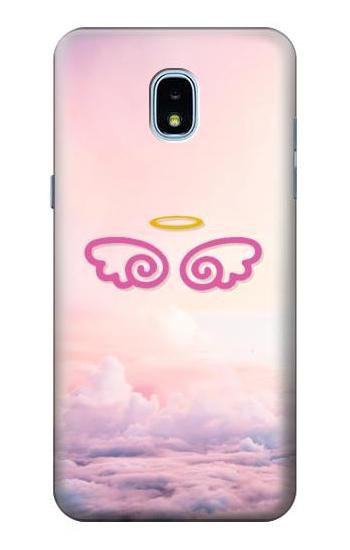 S2514 Cute Angel Wings Hülle Schutzhülle Taschen für Samsung Galaxy J3 (2018), J3 Star, J3 V 3rd Gen, J3 Orbit, J3 Achieve, Express Prime 3, Amp Prime 3