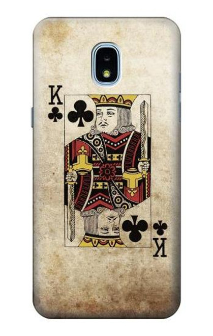 S2528 Poker King Card Hülle Schutzhülle Taschen für Samsung Galaxy J3 (2018), J3 Star, J3 V 3rd Gen, J3 Orbit, J3 Achieve, Express Prime 3, Amp Prime 3