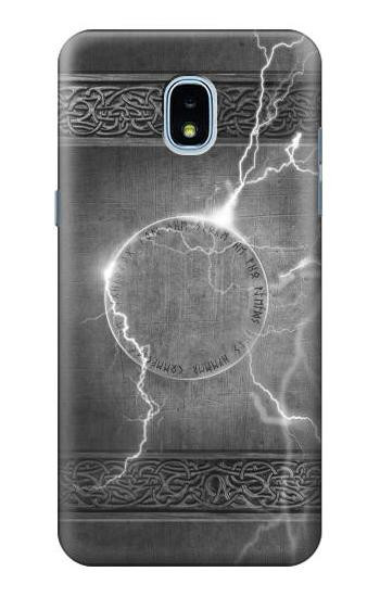 S2533 Thor Thunder Strike Hammer Hülle Schutzhülle Taschen für Samsung Galaxy J3 (2018), J3 Star, J3 V 3rd Gen, J3 Orbit, J3 Achieve, Express Prime 3, Amp Prime 3