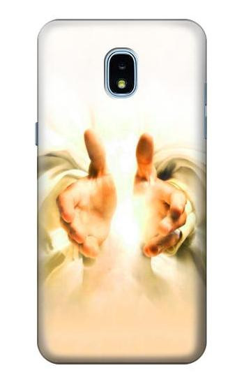 S2546 Hand of God Heaven Hülle Schutzhülle Taschen für Samsung Galaxy J3 (2018), J3 Star, J3 V 3rd Gen, J3 Orbit, J3 Achieve, Express Prime 3, Amp Prime 3