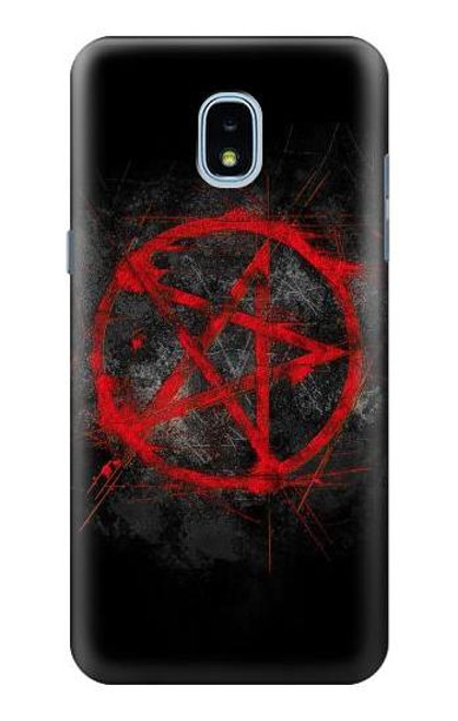 S2557 Pentagram Hülle Schutzhülle Taschen für Samsung Galaxy J3 (2018), J3 Star, J3 V 3rd Gen, J3 Orbit, J3 Achieve, Express Prime 3, Amp Prime 3