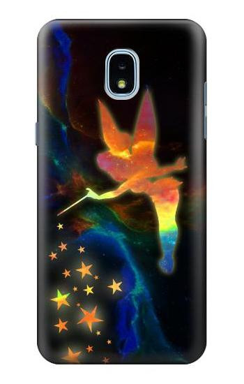 S2583 Tinkerbell Magic Sparkle Hülle Schutzhülle Taschen für Samsung Galaxy J3 (2018), J3 Star, J3 V 3rd Gen, J3 Orbit, J3 Achieve, Express Prime 3, Amp Prime 3