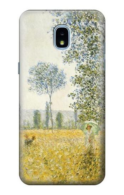 S2682 Claude Monet Fields In Spring Hülle Schutzhülle Taschen für Samsung Galaxy J3 (2018), J3 Star, J3 V 3rd Gen, J3 Orbit, J3 Achieve, Express Prime 3, Amp Prime 3