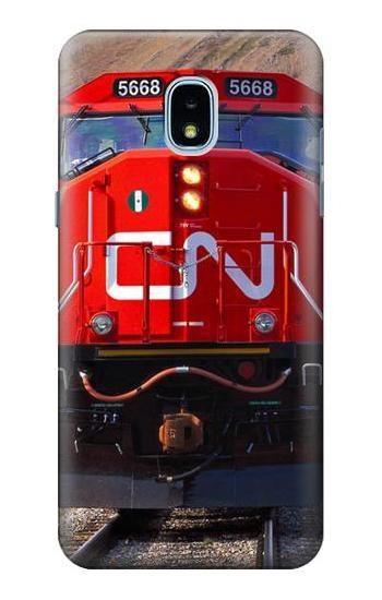 S2774 Train Canadian National Railway Hülle Schutzhülle Taschen für Samsung Galaxy J3 (2018), J3 Star, J3 V 3rd Gen, J3 Orbit, J3 Achieve, Express Prime 3, Amp Prime 3