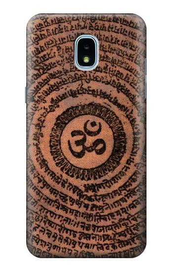 S2874 Om Symbol Tattoo Hülle Schutzhülle Taschen für Samsung Galaxy J3 (2018), J3 Star, J3 V 3rd Gen, J3 Orbit, J3 Achieve, Express Prime 3, Amp Prime 3