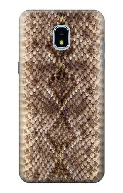 S2875 Rattle Snake Skin Graphic Printed Hülle Schutzhülle Taschen für Samsung Galaxy J3 (2018), J3 Star, J3 V 3rd Gen, J3 Orbit, J3 Achieve, Express Prime 3, Amp Prime 3