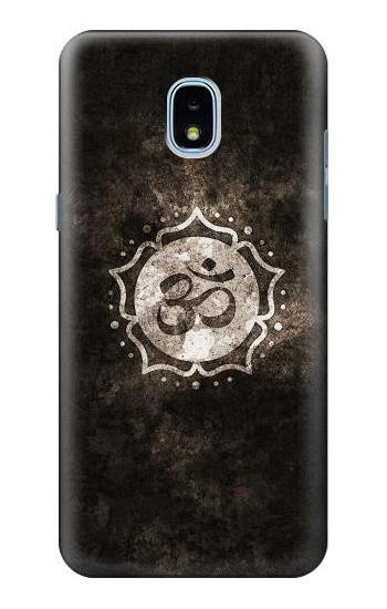 S2902 Yoga Namaste Om Symbol Hülle Schutzhülle Taschen für Samsung Galaxy J3 (2018), J3 Star, J3 V 3rd Gen, J3 Orbit, J3 Achieve, Express Prime 3, Amp Prime 3